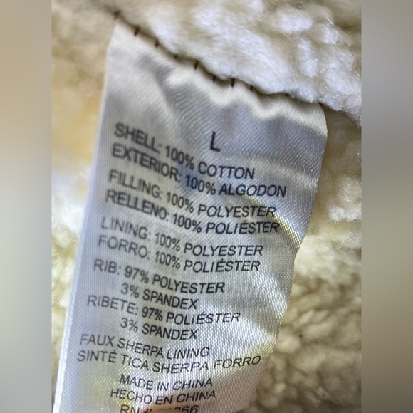 Lee men’s Workwear Sherpa lined jacket. Brand new with tags size large. - Picture 7 of 12